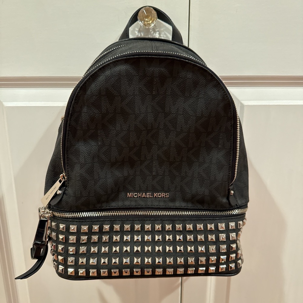 Michael Kors Black and Rhinestone backpack